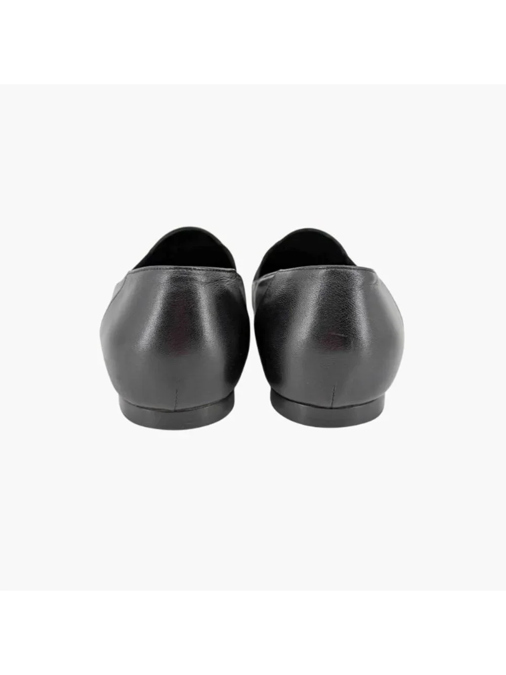 Chanel CC Slip On Loafers Flats Black Leather Size 41 US 10-10.5 Women’s - Picture 8 of 15